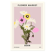 Flower Market Bern Art Print