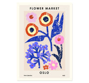 Flower Market. Oslo Art Print