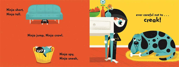 Ninja, Ninja, Never Stop! Book