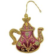 Tea Pot Handmade Christmas Ornament