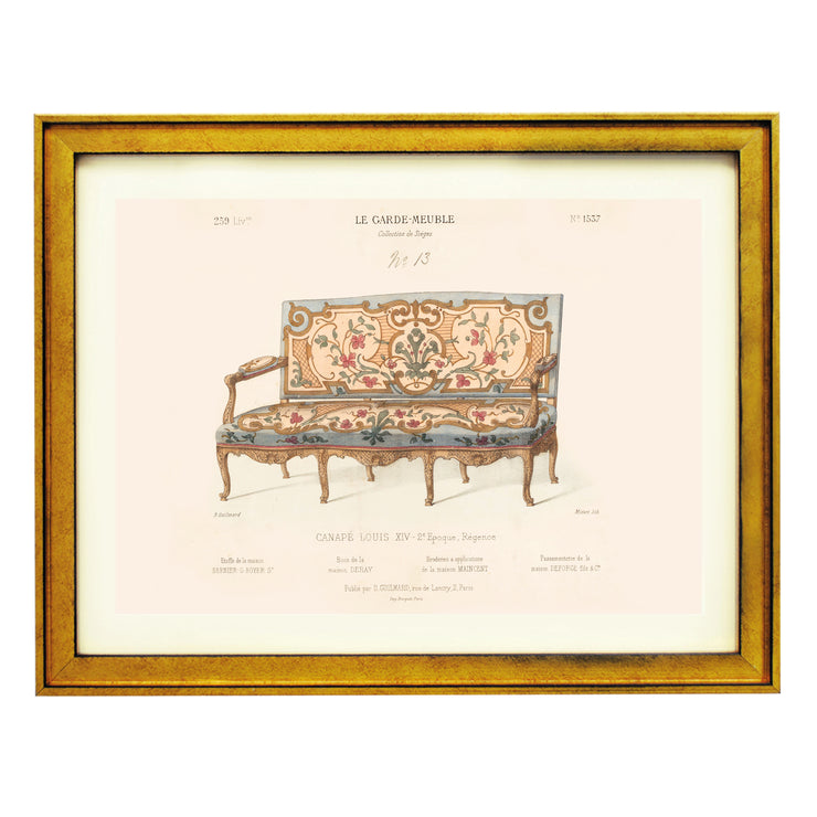 Canape Louis By Désiré Guilmard Art Print