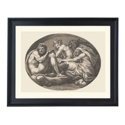 Hercules, Bacchus, Pan and Another God ART PRINT