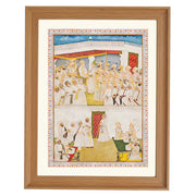 The Court of Alivardi Khan at Murshidabad's Darbar circa 1750 - 1753 Art Print