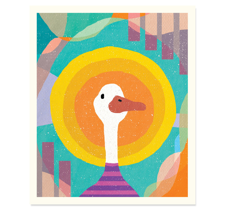 Duck in the Sun Art Print
