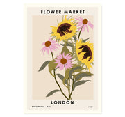 Flower Market. London Art Print