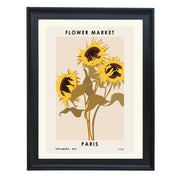 Flower Market. Paris Art Print