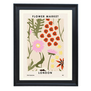 Flower Market London Art Print