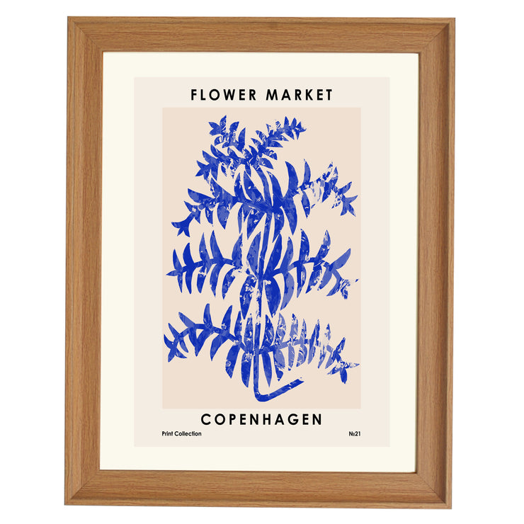 Flower Market. Copenhagen Art Print