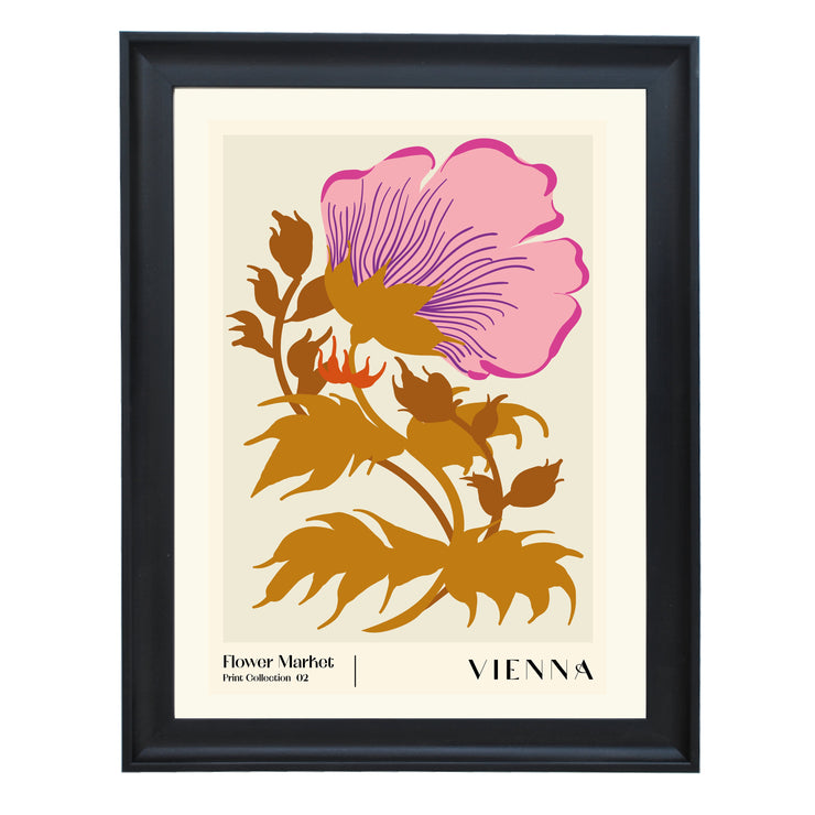 Flower Market. Vienna Art Print