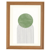 Green Moon No1. Art Print