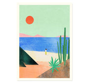 Beach Girl ii Art Print