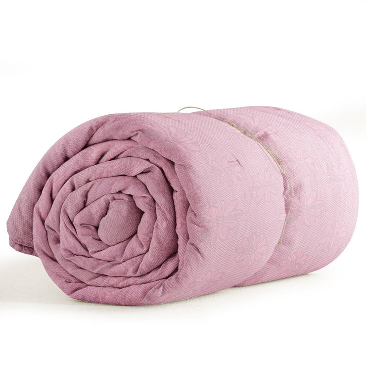 Organic Pink Flower Baby Blanket