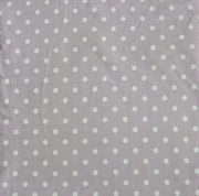 Fitted Crib Sheet Mauve and White Dot