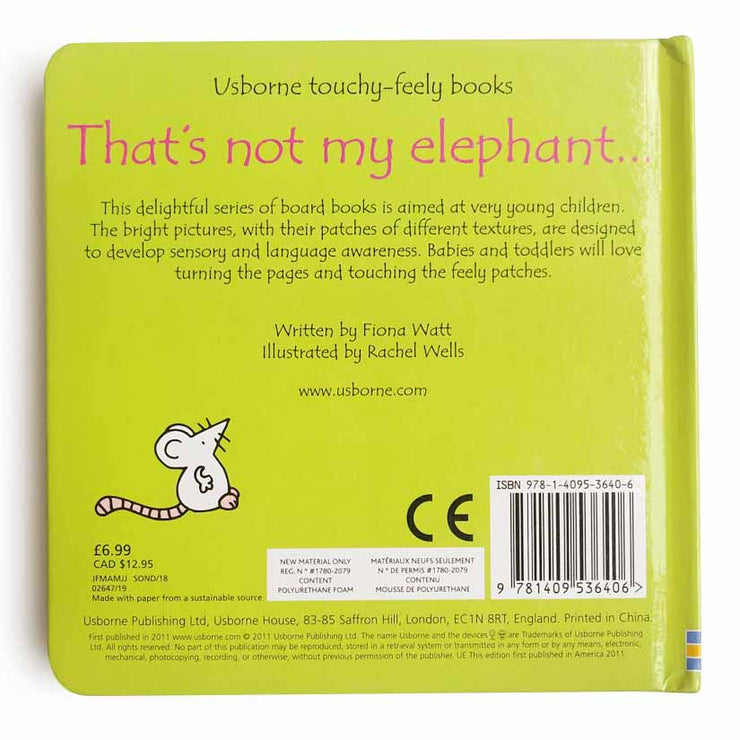 THAT'S NOT MY ELEPHANT