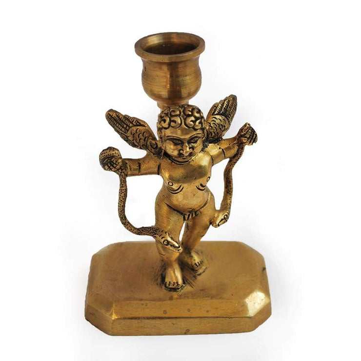 Angel with Snakes Candle Holder - Decor