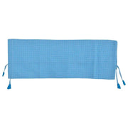 Baby Bolster Cover Set without Fillers Blue Checks