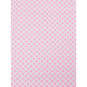 Fitted Crib Sheet White and Hot Pink Flowers