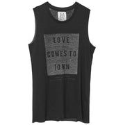 LOVE COMES TO TOWN - LOOSE FIT MUSCLE TANK